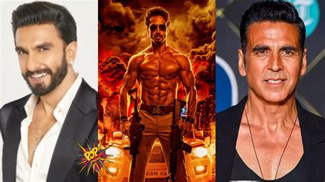 Tiger Shroff Flexes Muscles In Singham Again Ranveer Singh And Akshay Kumar Welcomes Acp Satya