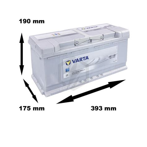 Batterie Varta Silver Dynamic I1 12v 110ah 920A 610 402 092 L6D