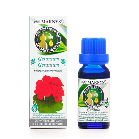 Ulei Esential Geranium Ml Marnys Farmacia Tei Online