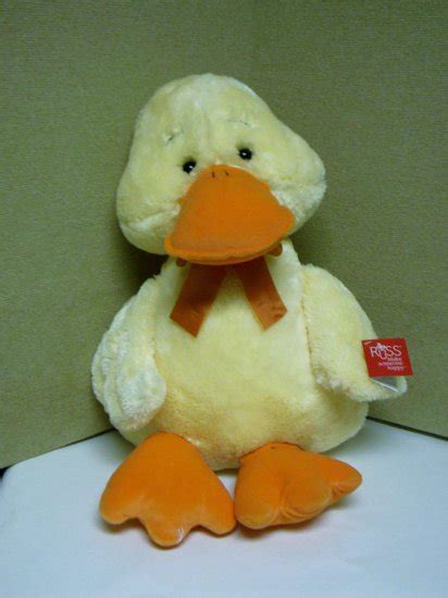 Russ Berrie Medium Wade Plush Duck - 15" - FREE USA SHIPPING!