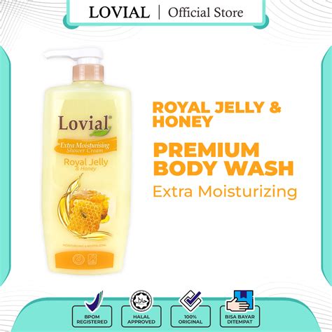 Jual Lovial Shower Cream Royal Jelly Honey Sabun Mandi Cair Anti