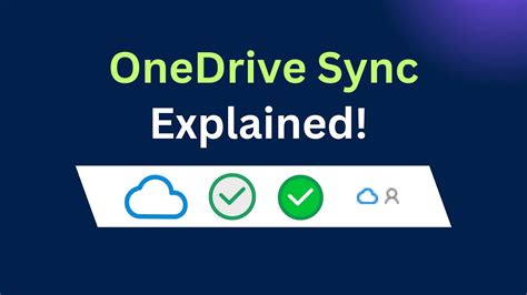 How To Sync Files In OneDrive For Business OneDrive Sync Icons