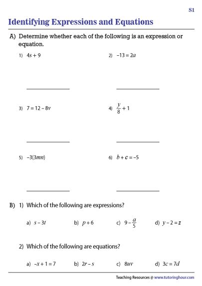 Parts Of An Expression Math