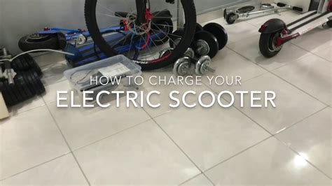 How To Charge Your Electric Scooters Youtube