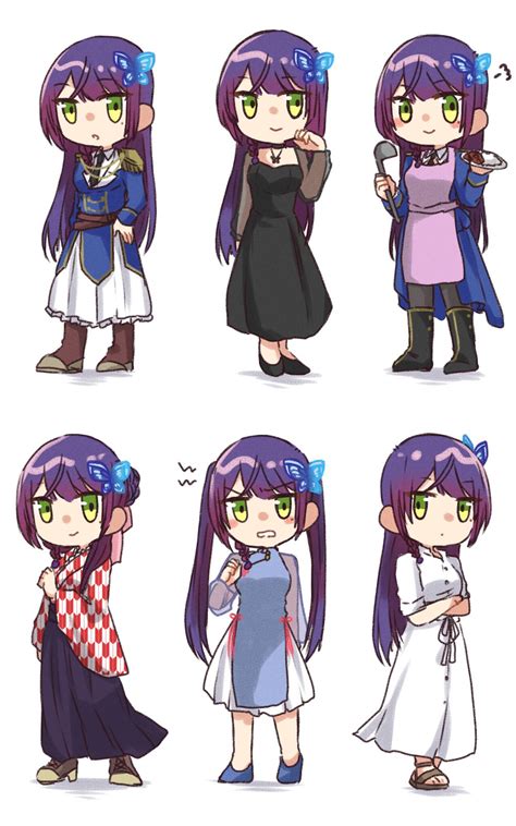 Safebooru 1girl 3 Adapted Costume Alternate Hairstyle Annoyed Apron