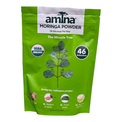 Organic Moringa Powder Amina Moringa USDA Organic Moringa Leaf