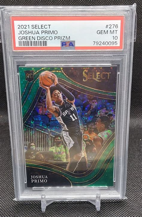 Joshua Primo Select Courtside Green Disco Psa Price