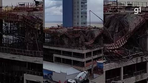 VÍDEO Parte da laje de edifício em construção desaba em São Luís