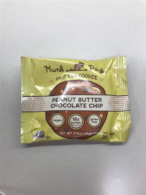 Munk Pack Munk Pack Peanut Butter Chocolate Chip Protein Cookie Review