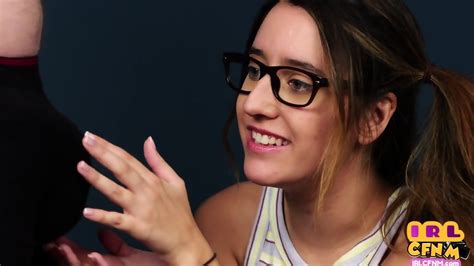 CFNM Amateur Pigtailed Teen Jerks Cock Till Cumshot