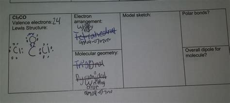 Cl2co Lewis Structure Molecular Geometry - Draw Easy