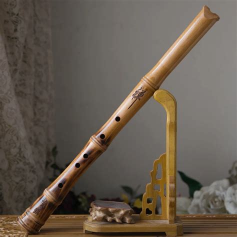 Wooden Tang Shakuhachi Japanese Flute Outer Incision South Xiao Musical