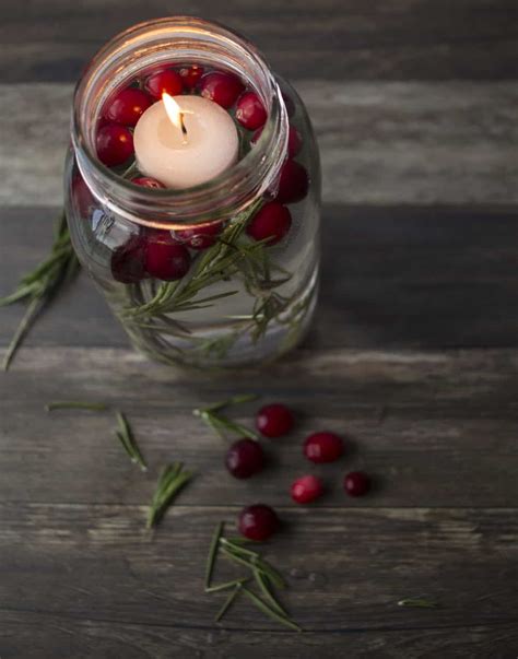 Diy Floating Candle Centerpieces For Your Christmas Table