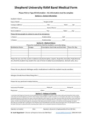 Fillable Online Shepherd Eduhonorshonors Application And