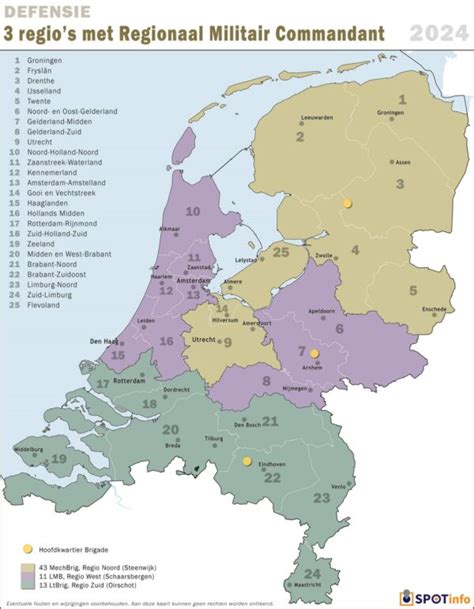 Wandposter Defensie Regio S Geodatashop