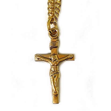 Small Gold Plated Crucifix The Catholic T Store