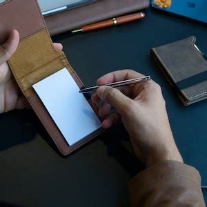 Personalized Engraved Mini Notepad With Pen Custom X