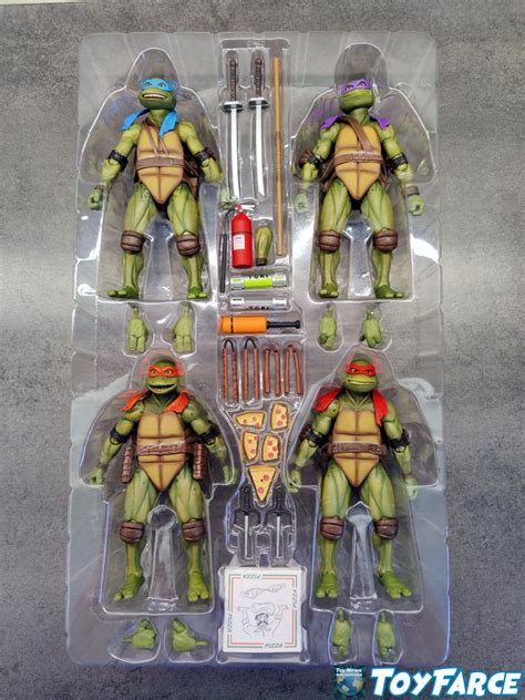 Neca Tmnt The Secret Of The Ooze 4 Pack And Accessory Set Review And