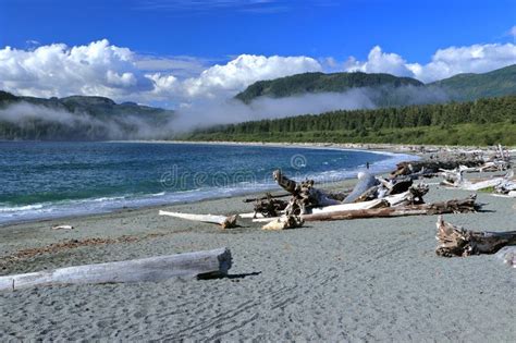 Vancouver Island With Pacheedaht Beach Near Southern End Of West Coast