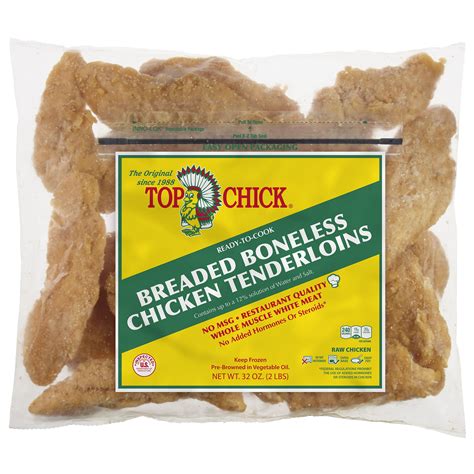 Top Chick Breaded Chicken Tenderloins 2 Lb Frozen Walmart