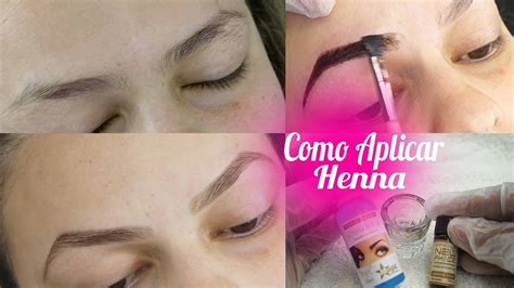 Como Aplicar A Henna Efeito Natural YouTube