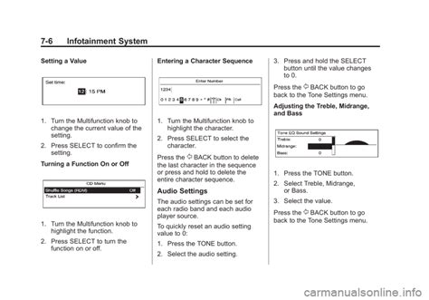 Reset Infotainment System Buick Lacrosse Owner S Manual Pages