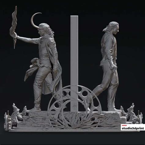 Loki God Diorama STL 3D Print Files