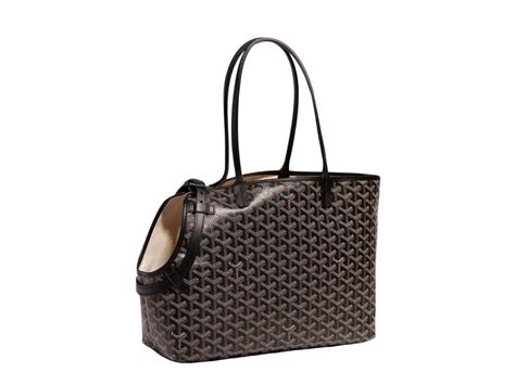 Sasom Goyard Chien Gris Bag In Goyardine Calfskin With