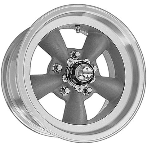 American Racing Torq Thrust D VN105 Grey W Machined Lip Wheels At The