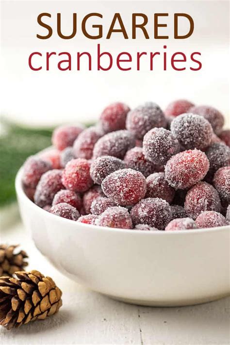 These Easy Sugared Cranberries Are Festively Beautiful And Delicious