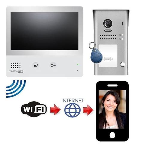 Színes WIFI s IP videó kaputelefon szett 7 col FUTURA VDK 47161 Wifi