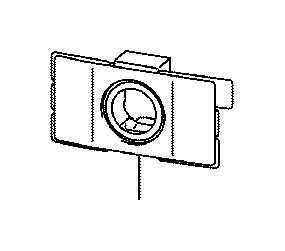 Lexus LX 570 Retainer Ultrasonic Sensor Front Side 8934833060E4