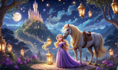 Create an enchanting scene inspired by Rapunzel by Sadia Butt - Playground