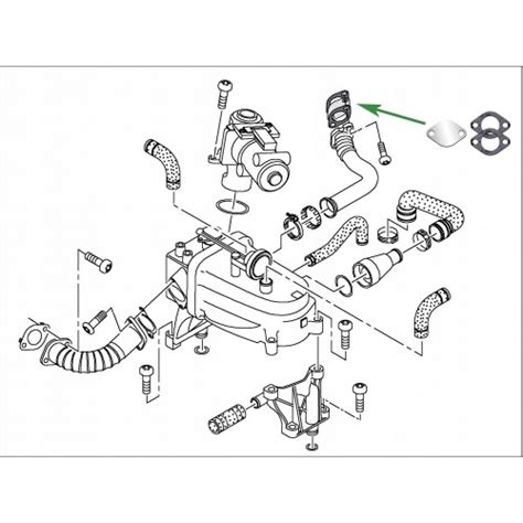 Заглушка клапана ЕГР EGR037NQ1G2T4 AUDI, VW