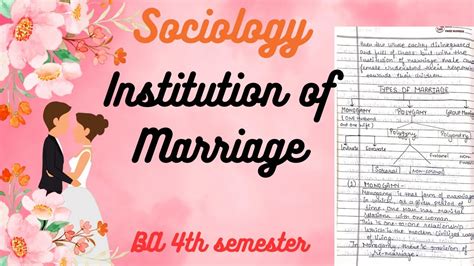 Marriage Institution Meaning Feature Function Types Advantages And