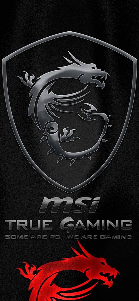 MSI Wallpaper with Dragon Logo