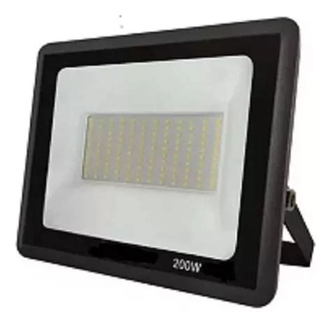 Reflector Led 200w Multivoltaje 6500k Ip66 Exterior Interior MercadoLibre