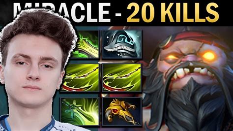 Pudge Dota Miracle With Kills And Shivas Dota Gameplay