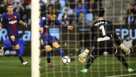 Celta Vigo 2 2 Barcelona Unbeaten Record Alive After Draw Video