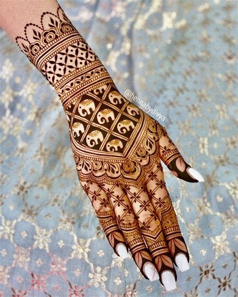 Elephant Henna Hand