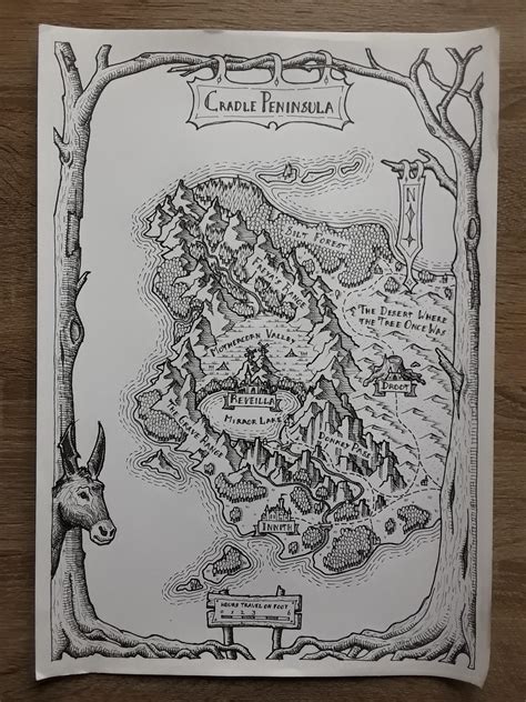 I drew a fantasy map. : r/drawing