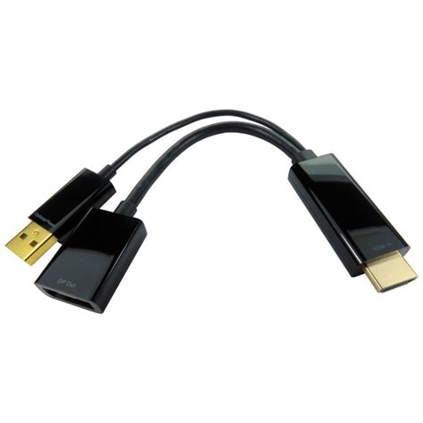 Cm Leaded Hdmi M To Displayport F Adapter K Hz From Cables