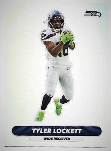 Tyler Lockett Panini Nfl Sticker Card Collection Silver