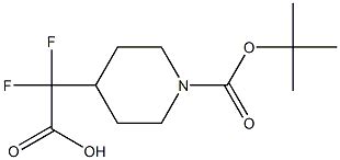 2 1 Tert Butoxycarbonyl Piperidin 4 Yl 2 2 Difluoroacetic Acid