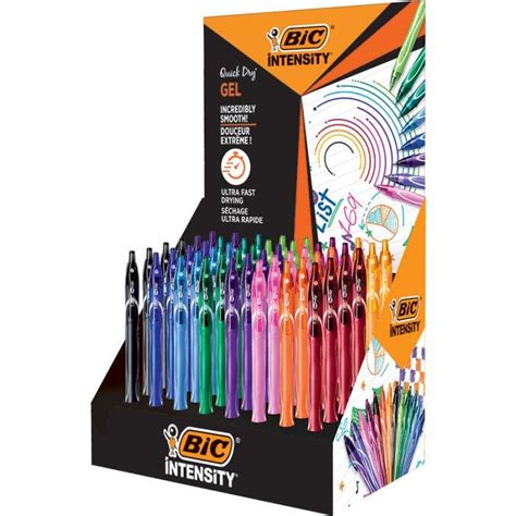 BIC Gel ocity Quick Dry Bolígrafos retráctiles de gel punta media 0