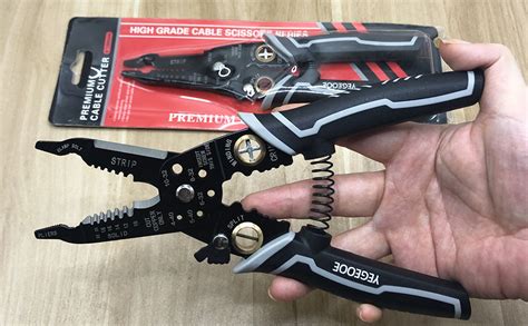 Yegeooe 9 In 1 Small Wire Stripper Pliers Multi Function Wire