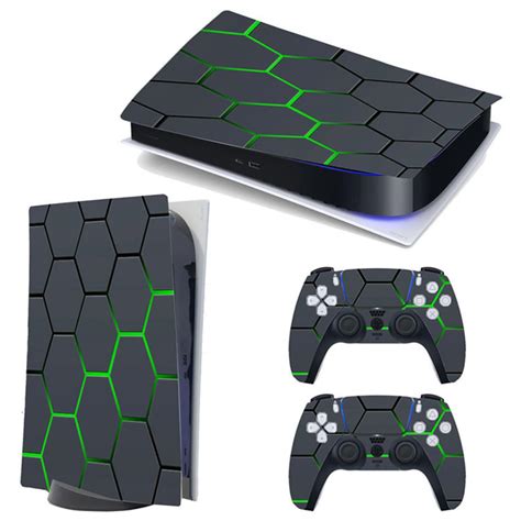 PS5 Skin Black Grid Space Vinyl Decal Full Wrap Cover For Etsy