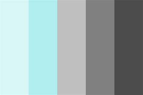 Turquoise And Gray Color Palette