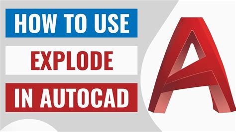 How To Use Explode Command In Autocad Tutorials For Beginners Youtube