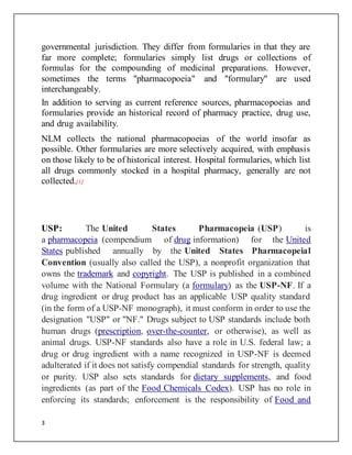 Drug Standards Pdf